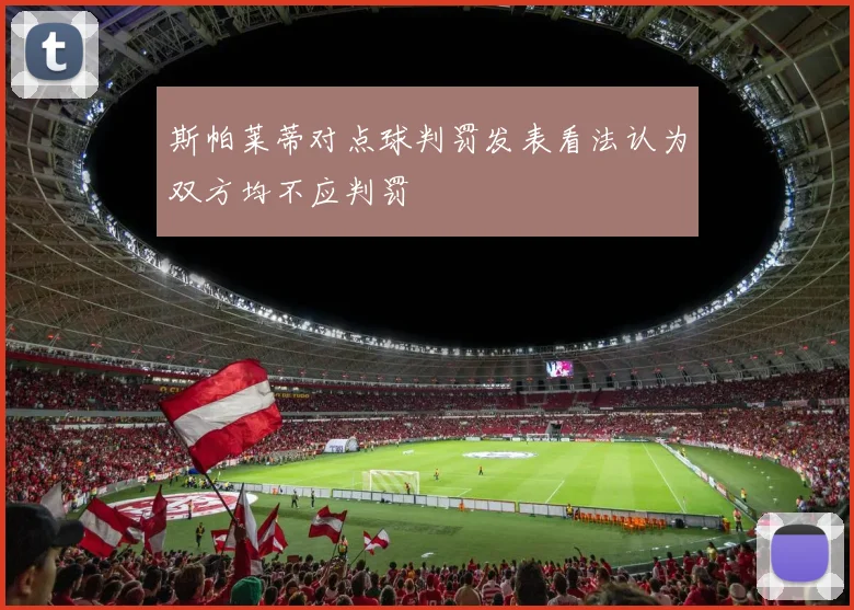 斯帕莱蒂对点球判罚发表看法认为双方均不应判罚